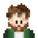 Pixel-art portrait of Dylan Landman